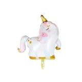 Parti Sürprizi Unicorn Premium Gold Folyo Balon 75 X 72 Cm