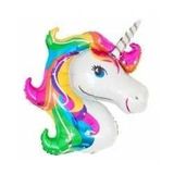 Parti Sürprizi Unicorn Renkli Supershape 82 cm Folyo Balon