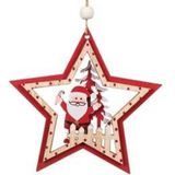 Parti Sürprizi Yılbaşı Ağacı Noel Baba Yıldız Dekor Süs 11 cm 1 Adet