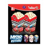 Parti Ustası Partioyunevi Cars Arabalar Popcorn Mısır Kutusu 8li