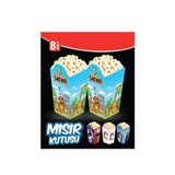 Parti Ustası Safari Popcorn Mısır Kutusu 8li