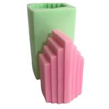 PARTİ VİTRİNİ Buzdağı Silikon Mum Kalıbı 11x5.5x5 Cm