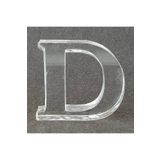 PARTİ VİTRİNİ D Harfi Şeklinde Silikon Epoksi Kalıbı 9x8x2 Cm