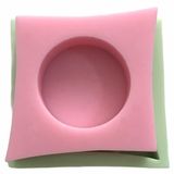 PARTİ VİTRİNİ Karo İskambil Şeklinde Silikon Tealight Mum Kalıbı
