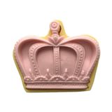 PARTİ VİTRİNİ Kral Tacı Şeklinde Silikon Kalip 12x10x1,5 cm