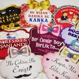 PARTİ VİTRİNİ Nişan Konuşma Balonu Seti 10 Adet