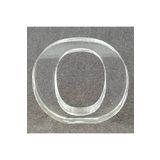 PARTİ VİTRİNİ O Harfi Şeklinde Silikon Epoksi Kalıbı 8x9x2 Cm