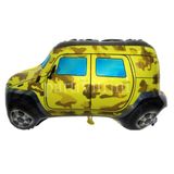 PARTİ VİTRİNİ Safari Jeep Sarı Araba Folyo Balon 50 cm