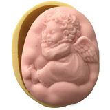 PARTİ VİTRİNİ Şamdan Şeklinde Silikon Mum Kokulu Taş Ve Beton Kalıbı 5.5x5.5x10 Cm