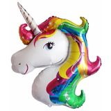 PARTİ VİTRİNİ Unicorn Kafası Folyo Balon 87 x 117 Cm