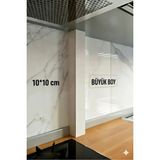 PartiAsya 10 X10 cm Doğalgaz Borusu Gizleme Kanalı Açılıp Kapanabilir Beyaz Renkli Pratik Çözüm (Özel Ölçü Bildiriniz)