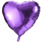 Partici Mor Kalp Folyo 45 cm Balon