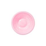 Partici Pembe Plastik Yuvarlak Kase