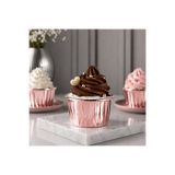 Partiden Rosegold Folyo Mufin Cupcake Kalıbı 24 Adet