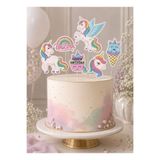 Partiden Unicorn Karton Pasta Süsü
