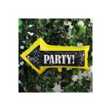 partidolu Party! Yazılı Ok İşareti Şeklinde Folyo Balon Sarı Siyah Renk 86 x 50 cm 1 Adet Bride Hawa
