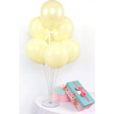 Partifabrik Balon Standı Makaron Sarı Renk Balon Demeti