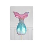 Partifabrik Deniz Kızı Temalı Kuyruk Makaron Renk Folyo Balon 85 cm