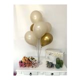 Partifabrik Deniz Kumu Retro Krom Gold Balon Standı