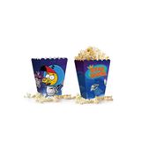 Partifabrik Kral Şakir Uzayda Karton Popcorn Mısır Kutusu 10lu