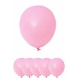Partifabrik Makaron Balon Pastel Renk Pembe 5 Adet
