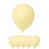 Partifabrik Makaron Balon Pastel Renk Sarı 25 Adet