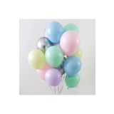 Partifabrik Makaron Renkler Balon Demeti 10 Lu