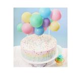 Partifabrik Makaron Renkler Balon Pasta Süsü