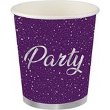 Partifabrik Parti Zamanı Mor Karton Bardak