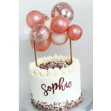 Partifabrik Rose Balon Pasta Süsü