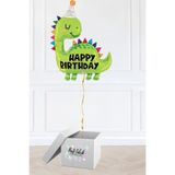 Partifabrik Sevimli Happy Dinozor Folyo Balon 89x86 Cm