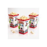 Partifabrik Taşıtlar Renkli Temalı Mısır Popcorn Kutusu 8 Adet