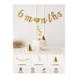 Partifabrik Yarım Yaş 6Months Parti Seti Gold 3 lü set