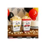 Partifabrik Yarış Arabaları Temalı Retro Mısır Kutusu Popcorn 8 adet