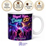 Partilemeyi Sevenlere Gece Hayatı Dans Pisti Disko Topu Kupa Bardak Hediye