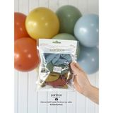 Partince 12 Adet Standart Boy 12'' Renkli Retro Balon