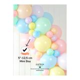 partince 25 Adet 5'' Mini Boy Makaron Karışım Balonlar