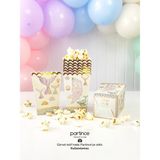 Partince 8 Adet Deniz Kızı Tema Popcorn Gold Yaldızlı Mermaid Patlamış Mısır Kutusu
