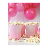partince Makaron Pastel Pembe 8'li Popcorn Patlamış Mısır Kutusu