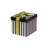 Partini Seç Beyaz Katlanabilir Hediye Kutusu 12,5X12,5 Cm