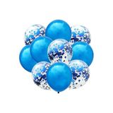 Partioutlet Metalik Lacivert Konfetili Balon