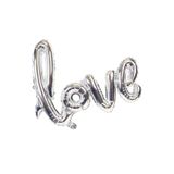 PartiPan Folyo Balon Love Gümüş