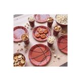 PartiPanda Basketbol temalı Kağıt Tabak & Bardak Set 8 li - Doğum günü parti malzemesi