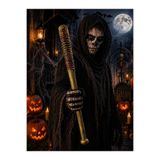 PARTİPORT Cadılar Bayramı Dikenli Sopa 62 cm Plastik Halloween Kostüm Aksesuarı Dekoratif