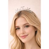 PARTİPORT Future Mrs Yazılı Taç Bekarlığa Veda Gelin Tacı Bride Parti Aksesuarı