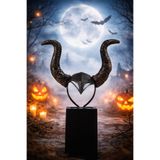 PARTİPORT Orijinal Malefiz Taç Maleficent Tacı Malefiz Boynuzlu Taç