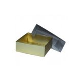 PARTİSERÜVENİ Asetat Kutu Gold Renk Şeffaf Kapaklı 8*8*3 Cm