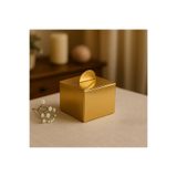 PARTİSERÜVENİ Lokum Kutusu Gold Renk (PARLAK) 25'li Paket | Lokumluk