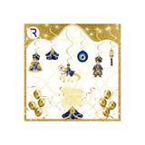 PARTİSERÜVENİ SÜNNET DEKOR SÜSÜ SARKIT 6 LI GOLD