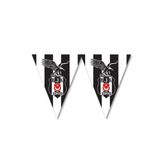 PartiVakti Beşiktaş Lisanslı Üçgen Bayrak Afiş